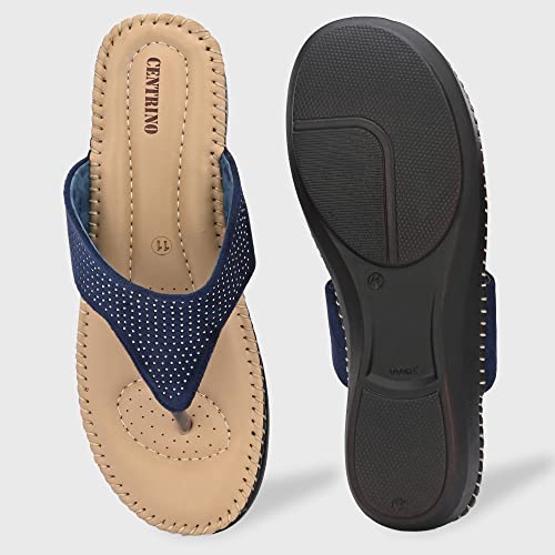 Image of Centrino Women Thong Sandals & Comfortable Ortho Care Sandal For Ladies | Fashion Wear Sandal & Chappal | Soft Cushioned for More comfort (2855)