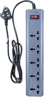 7SEVEN® Extension Board with Surge and Spike Guard, Power Indicator Switch, Thermal Protection up to 2500W, 6 Amp, 3 Pin P... Price In India