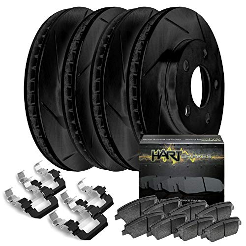 Image of Hart Brakes Front and Rear Brake Kit Fits 2002-2006 Cadillac Escalade