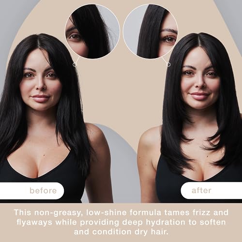 CRVFT Daily Leave-in Conditioner for Women [OIL] | Hair Serum/Moisturizer | For Dry and Damaged Hair | Anti Frizz Argan Oil Serum Scented [3.38oz]