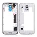 Original Middle Frame Plate Back Housing Bezel Frame Camera Cover For Samsung Galaxy S5 SV i9600 G900 (Black)