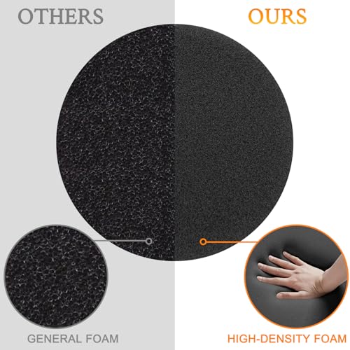 Image of SOULWIT 6Pcs Replacement Earpads for Logitech H340 Headsets, Soft and Durable Sponge Ear Pads Cushions with High-Density Foam - Black