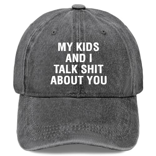 My Kids AndI Talk Shs T About You Golf Hat for Womens Breathable Caps
