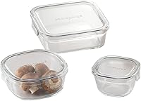 Vista 16 de iwaki PCPRN4GY22 Contenedor de almacenamiento de vidrio resistente al calor, gris frío, juego de sistema, mini paquete y gama