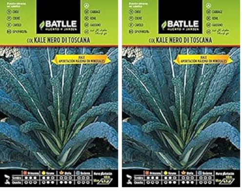 Semillas Batlle Col KALE Nero di Toscana (Paquete de 2)