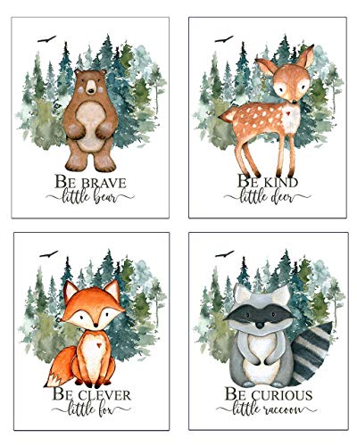 Boy Nursery Wall Decor - Baby Boy Room Decor - Woodland Nursery Decor