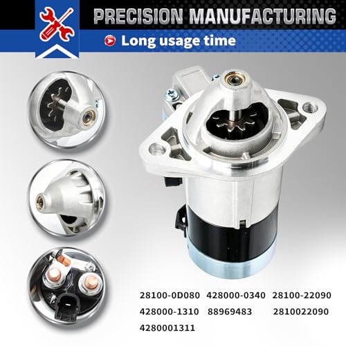 Starter Compatible con Corolla Matrix Vibe 2003-2008 miniatura 3