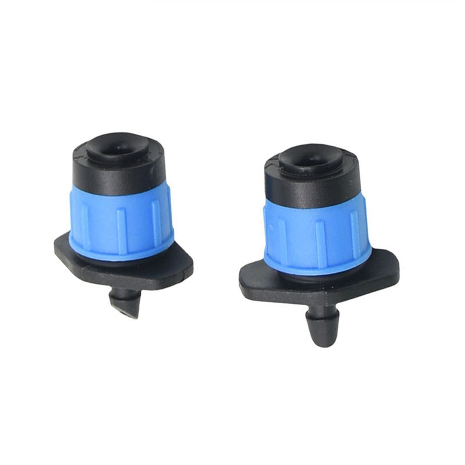 Aspersor por goteo con rotación de 360 grados y difusor ajustable para optimizar agua de jardín