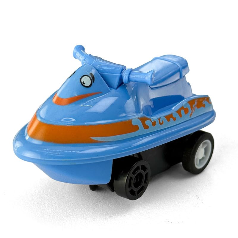 Race Car - Individual Vehicle for Puzzle Track Sets &amp; Race Tracks for Kids Ages 4-8 | Boys Toys Age 4-6 (Motorboat)