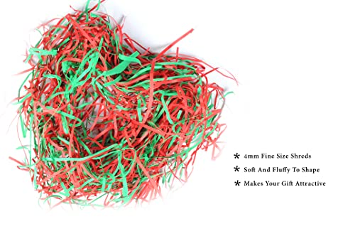 Image of Shredded News Paper For Packing 50 gms,Gift Packing Material, Hamper Box Fillers, Paper Filler, Size, 4mm.