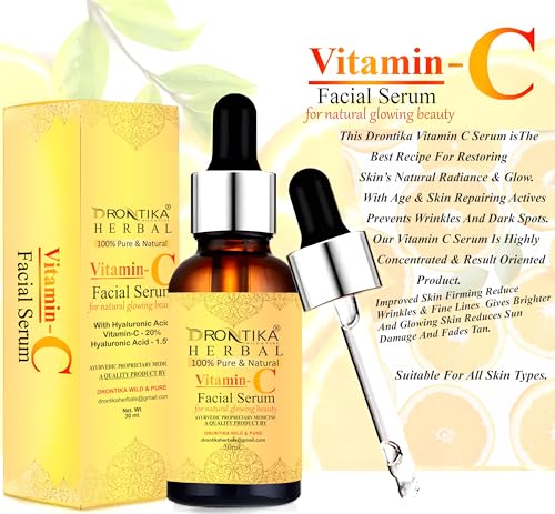 Image of Vitamin C Face Serum, For Nourished & Bright Skin with Antioxidant Rich Vitamin C & Kakadu Plum Extract, Non Greasy, 30 ml