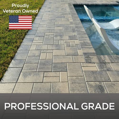 Dominator Sg+ Clear Acrylic Sealer 2.5 Gal | High Gloss Paver Sealer | Wet Look, Color Enhancing | Professional Grade | Concrete Pavers And Decorative Concrete | Fast Dry | Driveway, Patio And More #TOP6