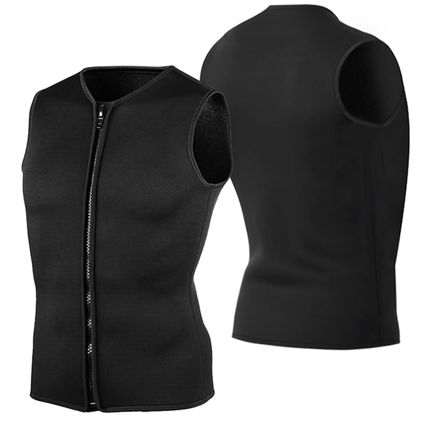 Gilet de Combinaison de Plongée 3mm, Homme Haut Thermique de Combinaison sans Manches Parfait à Le Kayak, la Plongée