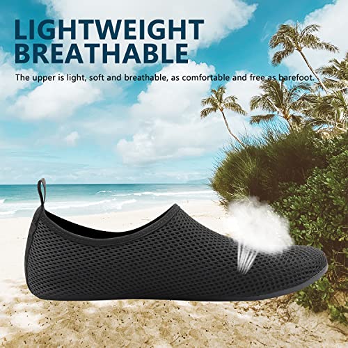 Image of Water Shoes for Women Men Swim Barefoot Quick-Dry Adult Aqua Socks Non Slip Yoga Shoes Pool Camping Beach Accessories