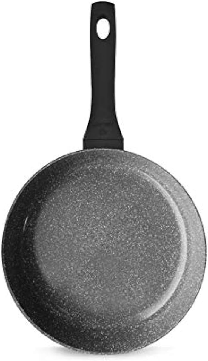Gerlach Granitex Grey Ceramic Coating Frying Pan Ceramic Induction Electric Gas Ceramic Cooker 24cm Grey