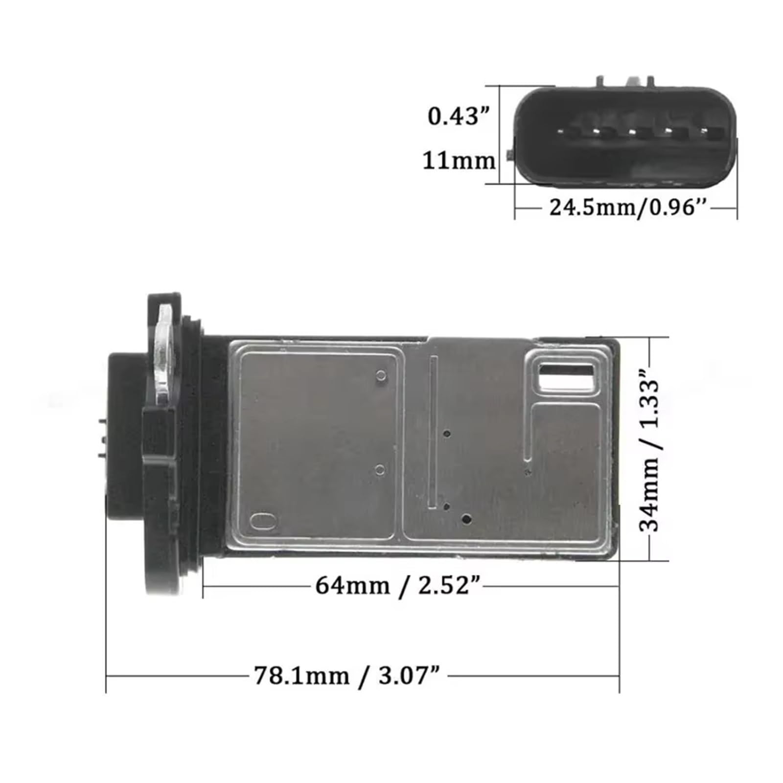 Kompatibel Mit Cr-Z 2011–2016 Für Crosstour 2012–2015 Luftmassenmesser MAF Sensor Stift OEM: AFH70M-41B AFH70M-41