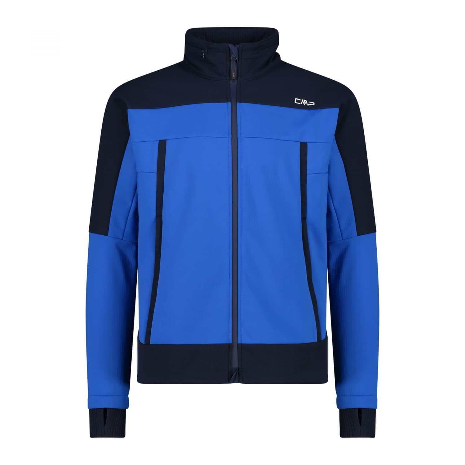 CMP Men's Jacket with Fixed Hood in Softshell Combined Jacket