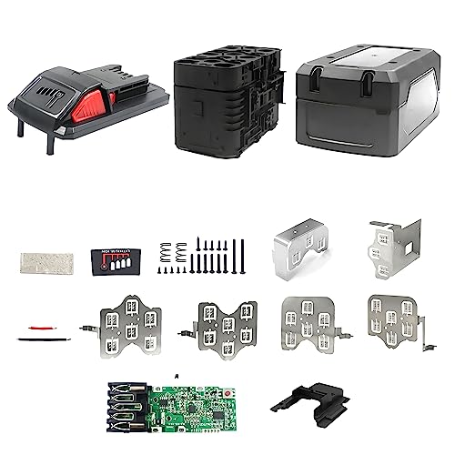 Boîtier batterie 18650 Milwaukee M18 en plastique antichoc pour réparation 15 cellules