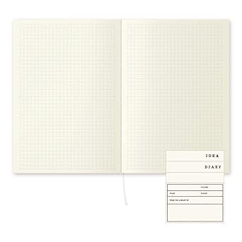 DESIGNPHIL 15295006 Midori Notebook, MD Notebook, A5, Ruled A