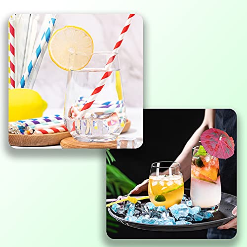 100-delige cocktailpartydecoratie drankaccessoires pakket met herbruikbare paraplu's, herbruikbare fonkelende vuurwerk… - Image 8