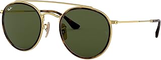 Ray-Ban Rb3647n Double Bridge Round Sunglasses