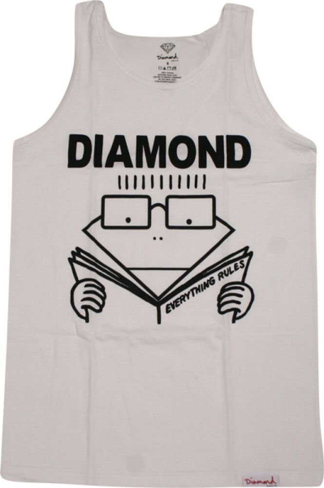 Diamond Everything Rules Tank [X-Large] White