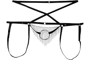 Evoke Sexual Tension with the Men's Slutty Bondaged Panties Chastity Ring Harness Jockstrap