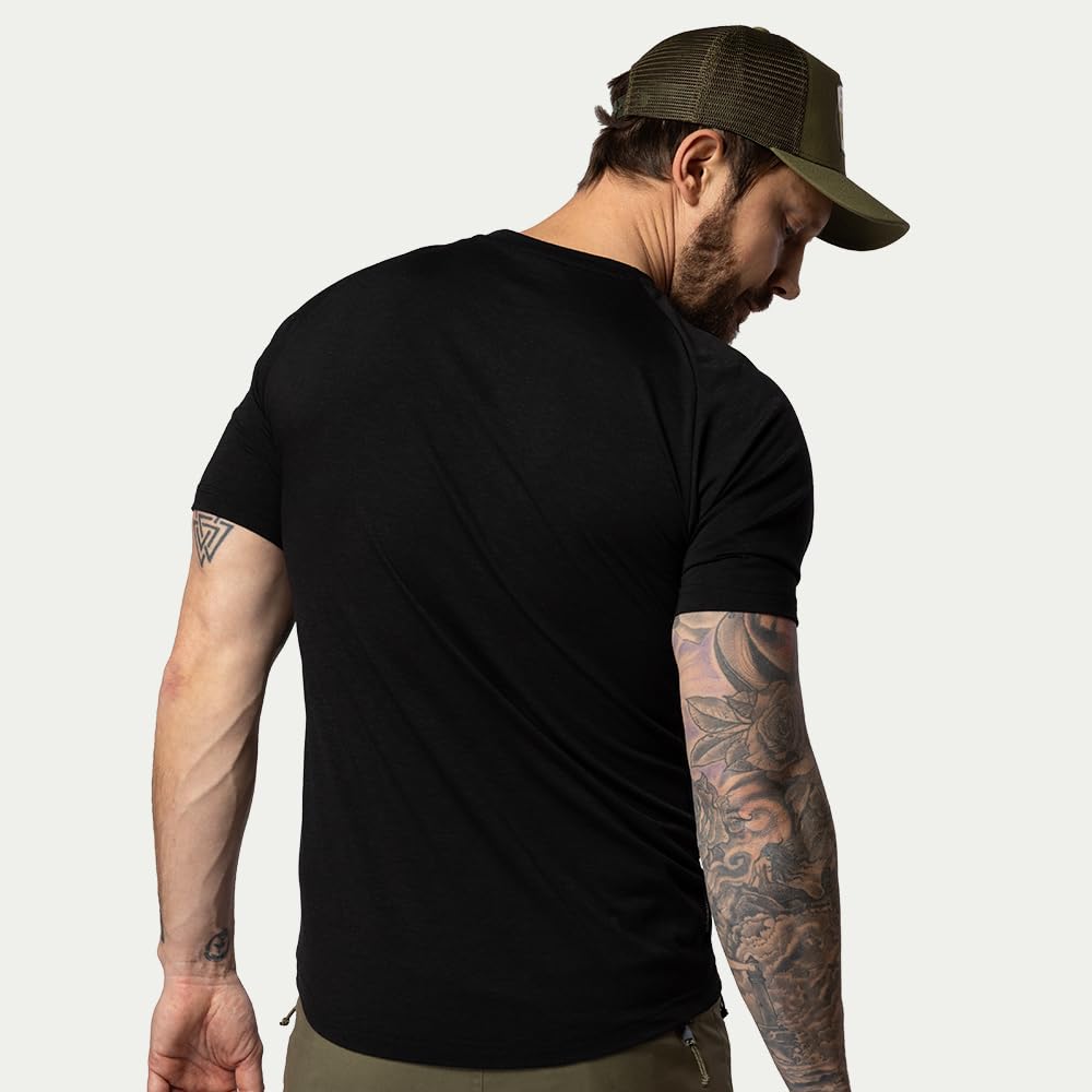 Beyond Nordic BN216 Light Merino T-Shirt Men – Breathable Base Schicht & Tag Tee