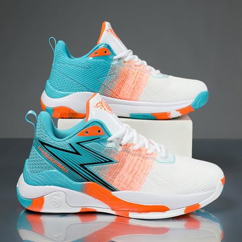 VAXAV Unisex Professional Outdoor Sports Sneakers High Top Basketball Athletic Running Tennis Shoes4