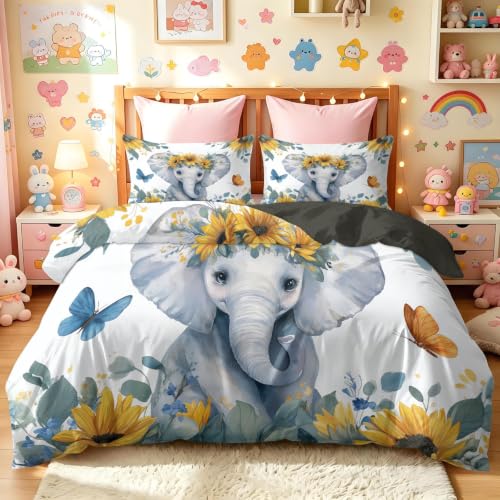 Parure de lit housse de couette 90x190 enfants réversible
