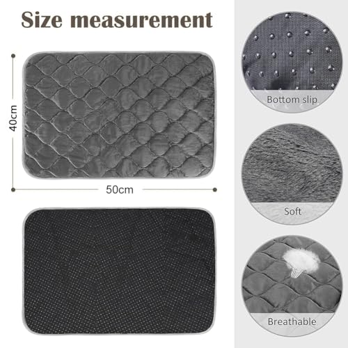 Self Heating Cat Bed Mat, Warm Self Heating Cat Mat, Thermal Cat Cushion - Image 2