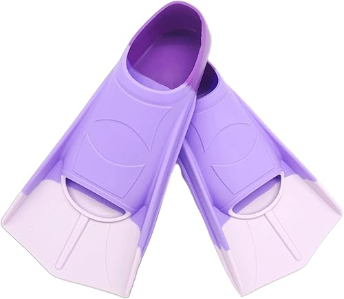 Miniatura 24 de Aletas de natación para niños, cómodas aletas de silicona para nadar y bucear, tamaño adecuado para principiantes, niños, niñas, niños y adultos