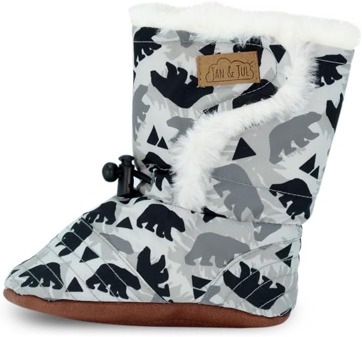 JAN & JUL Faux Fur Lined Winter Booties for Babies and Toddlers