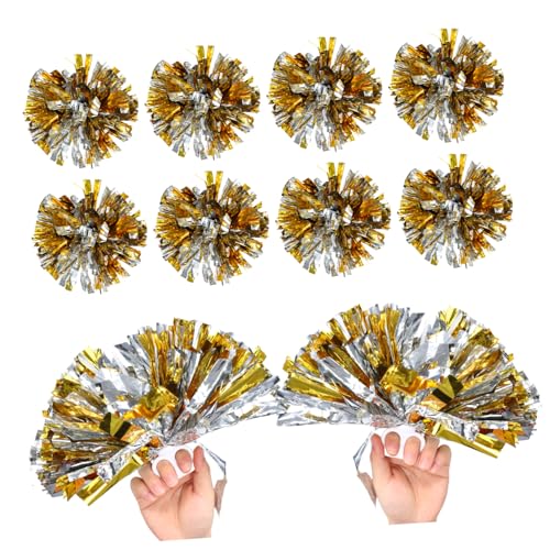 Pompons Cheerleader Métalliques pour Animer vos Fêtes et Galas de Danse Associatifs