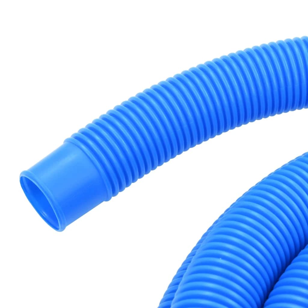 vidaXL Manguera de piscina azul PE limpiador manguera de succión al vacío 1.2"/1.4" longitud múltiple