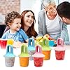 8 stycken isformar silikon, isformar pinnglass på pinne, isform silikon, för barn och vuxna BPA-fri, popsicle formar set återanvändbara #5