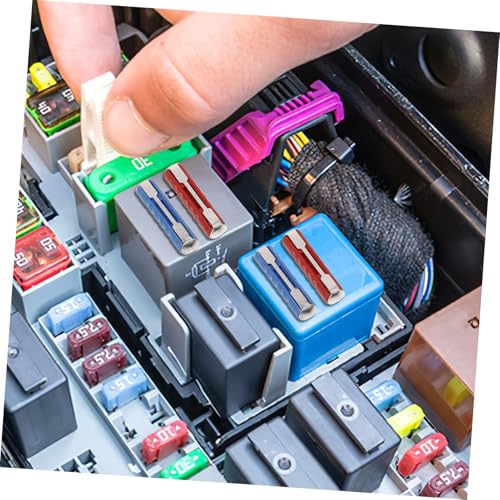 Holibanna 200pcs Fusibles de Repuesto Automotriz Capacidad Ligero y Portátil para Sistemas Eléctricos de Autos, Camiones, RV y Botes miniatura 6
