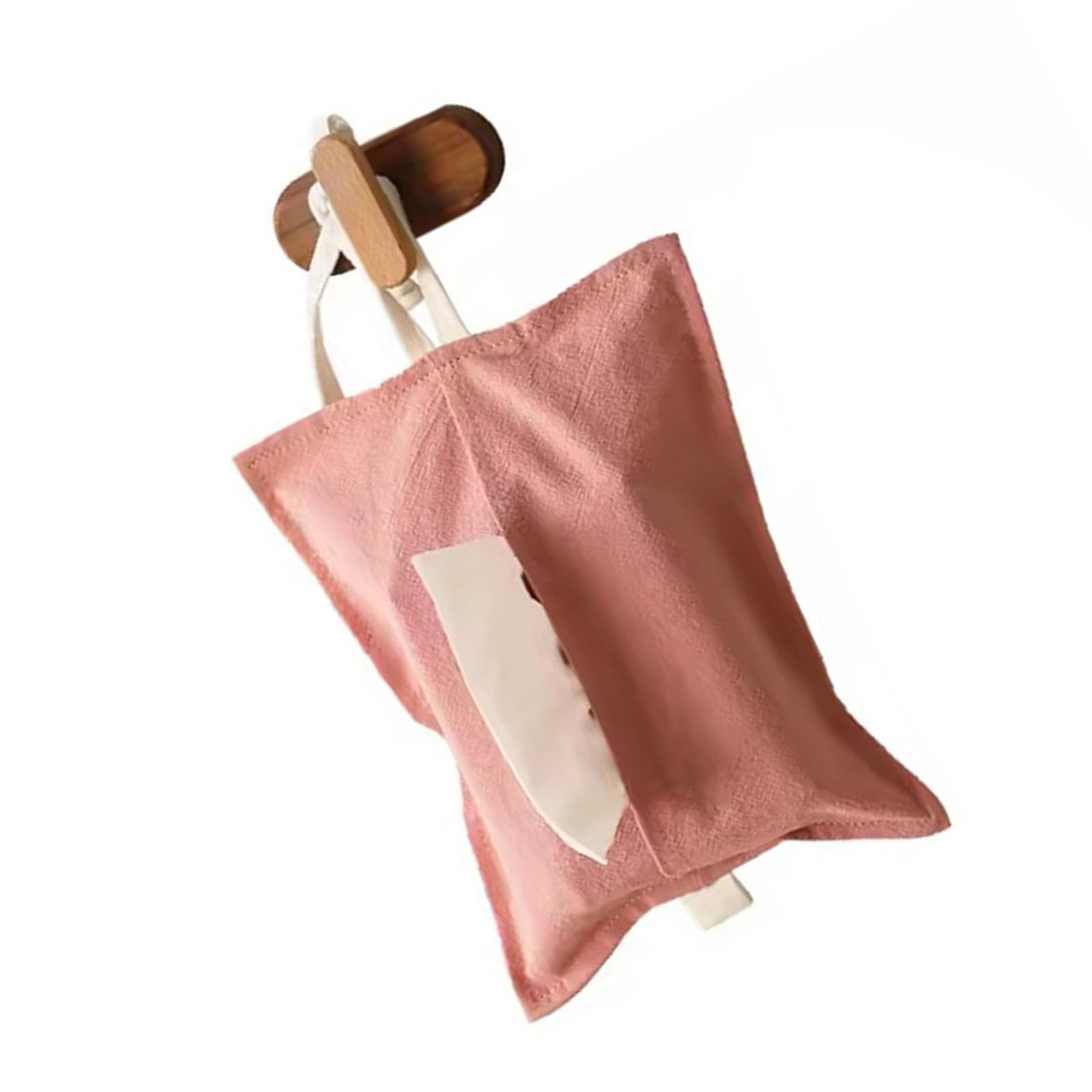 Washable Fabric Tissue Bag Dispenser Decorative Storage Box for Living Room Kitchen Bedroom Multi Functional Tissue Bag