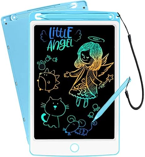NOBES LCD Writing Tablet, 10-Inch Color Electronic Writing Graffiti Board, Portable Mini Board Handwriting Tablet Drawing Board, Suitable for Children and Adults (Blue)