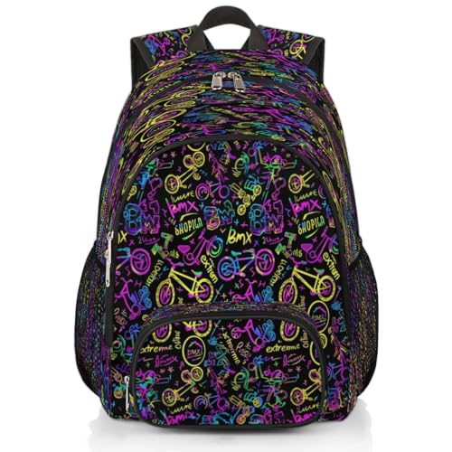 Sac à dos graffiti pour ordinateur portable de l'école aux voyages