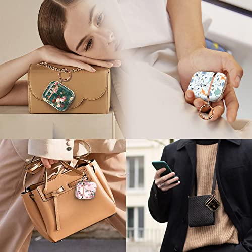 Cute Cow Airpods Case Cover,Soft Tpu Airpods Case 2&1 Shockproof Silicone Waterproof Airpods Skin Cover Protective Case For Airpods 1St/2Nd Charging Case For Iphone Xr/7/7P/8/8P (Pink Flamingo) #TOP6