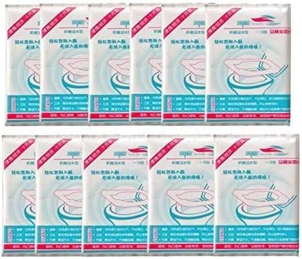 10pcs Disposable Toilet Seat Cover Home Travel Bathroom Toilet Paper Pads