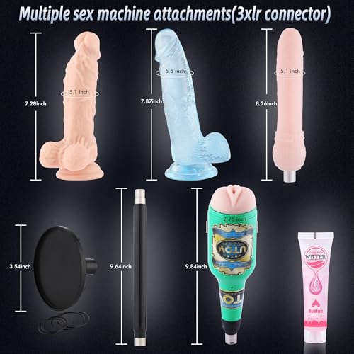 auxfun sex thrusting machine automatic love machine with masturbator adult toy for men and couples with 35 inch suction cup amphuge dildo attachments