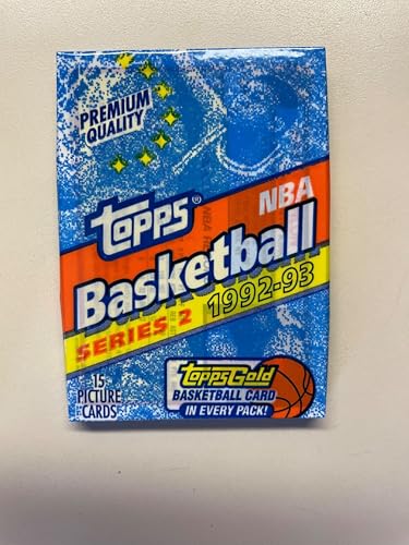1992-93 Topps Basketball Series 2 Pack – Factory Sealed
