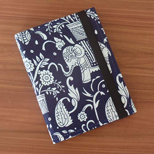 Image of [JC] Cotton /Paper Kindle Case Cover, (Fits Kindle Paperwhite, Kindle, and Kindle Touch) (Blue Baraat)
