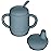 Cuddle Campus Sippy Cups 7OZ, [4 in 1] Baby Cups, Shatterproof Silicone Straw Cup,Open Cup for 6M, 6M+,6-12 Months,1/1+ Year Old Baby,Toddler