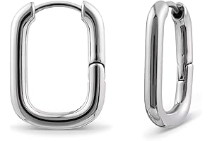 Silver Oval Hoop Earrings: A Timeless Allure for Women 2023