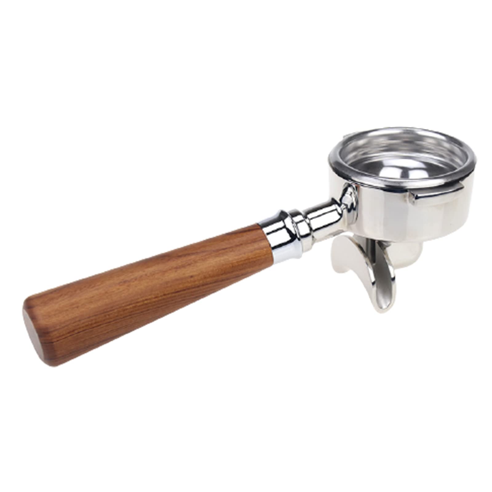 XAGMODSHN Siebträger aus Holz, 58 mm, Filtersiebträger für Holzgriff, Kaffeezubehör