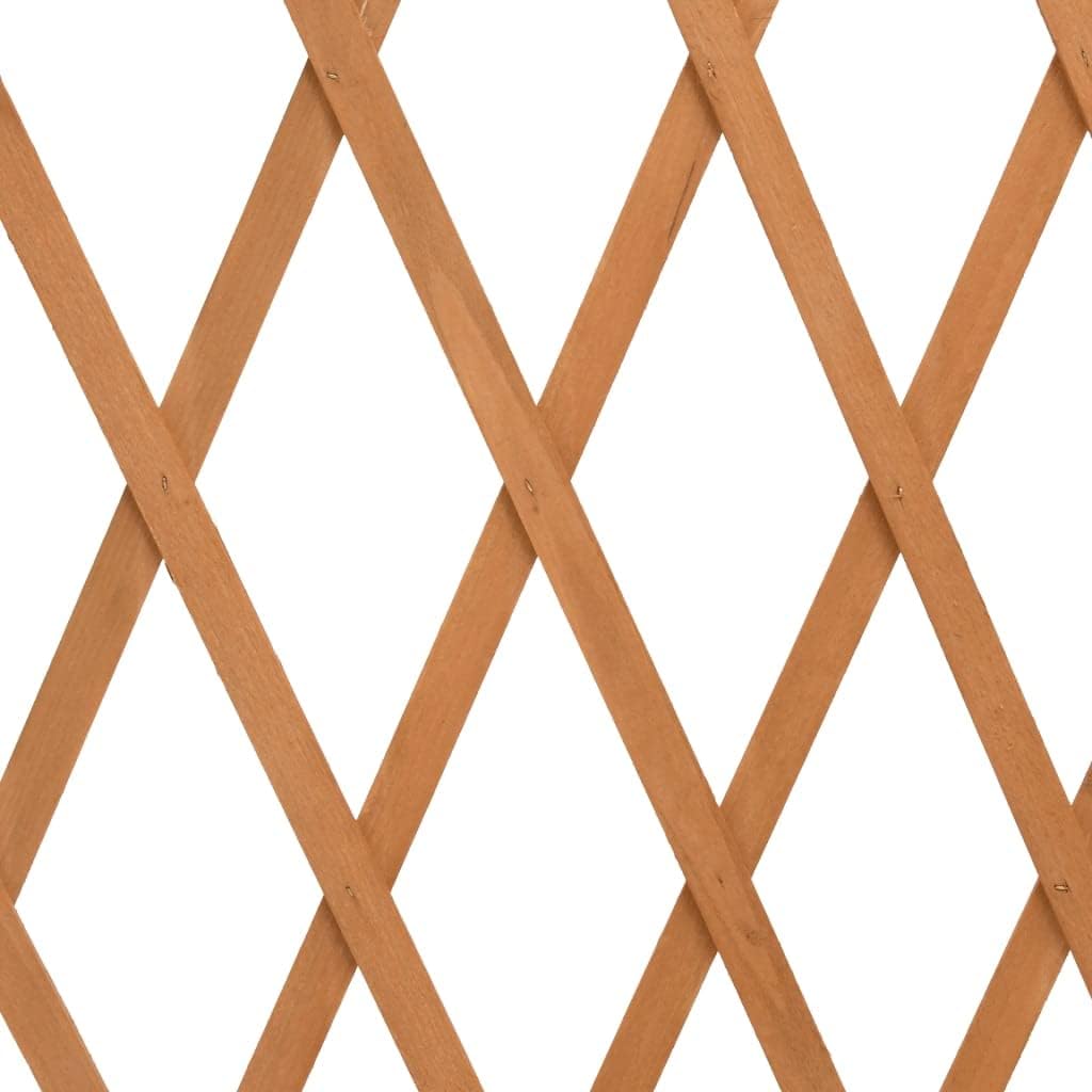 vidaXL Trellis Fence, Garden Trellis for Climbing Hanging, Lattice Fence for Outdoor Garden, Plant Support, Orange 70.9"x39.4" Solid Firwood