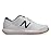 New Balance Men\'s 696 V4 Hard Court Tennis Shoe, White/Navy, 7 M US